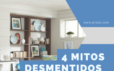 4 mitos derribados sobre plafones